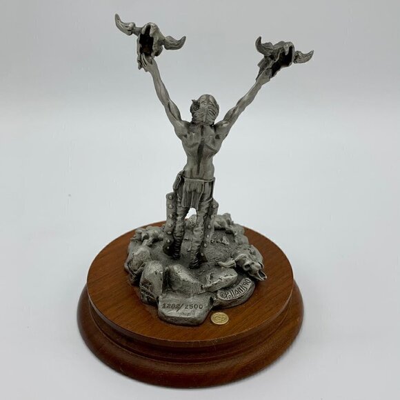 CHILMARK FINE PEWTER FIGURINE/SCULPTURE "Buffalo Spirit" - Picture 2 of 5